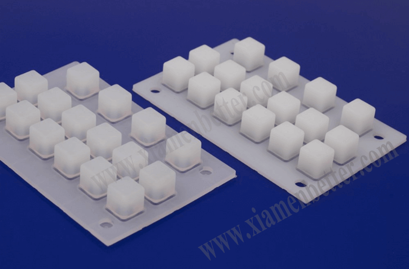 4x4硅胶按键导电印刷透光工艺可零售现货可定制生产量大从优