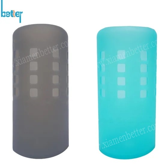 食品级硅胶镂空保护套瓶套玻璃管套水杯耐高温杯套厂家定制创意